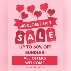 Bundle sale - up to 60% off! $5 per item or less